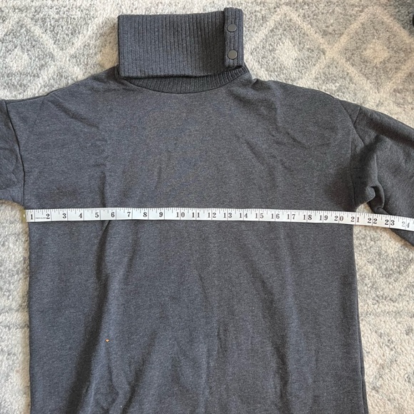 Studio Park | Regular Sweatshirt Dress in Charcoal Grey - Picture 11 of 12